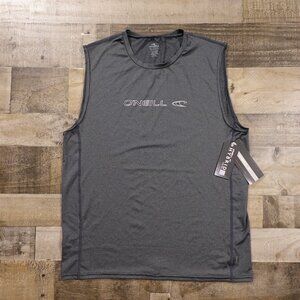 O’Neill Hybrid Sleeveless Sun Shirt Men’s XL Gray NWT